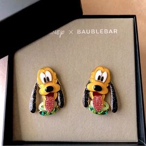 Disney x Baublebar Pluto Statement Stud Earrings